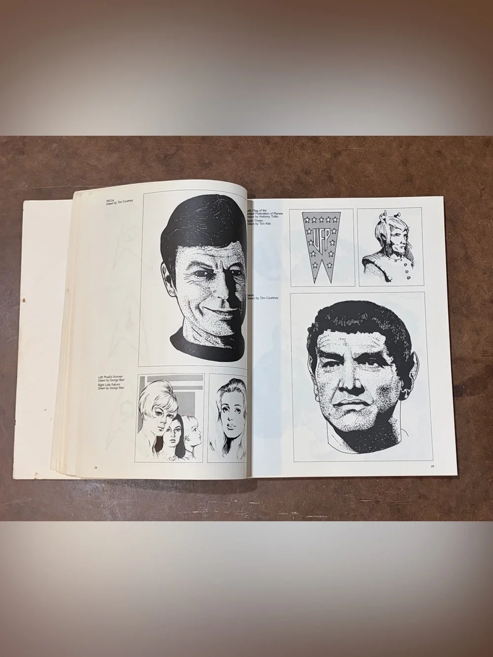 Vinatge-1976 BJO TRIMBLE- Star Trek Concordance- Based on a concept by Dorothy H